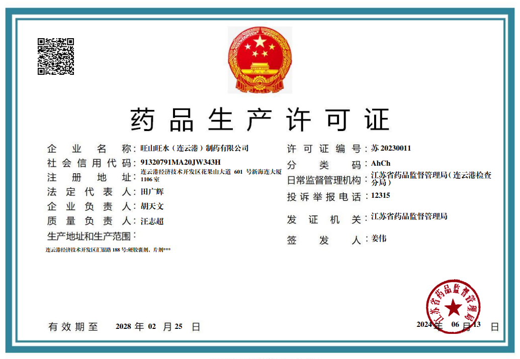 Pharmaceutical Manufacturing License